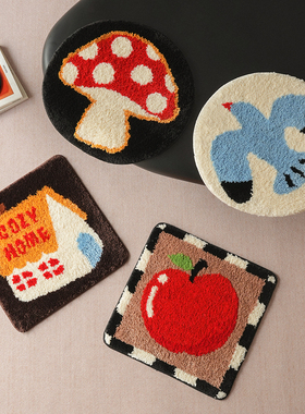 Easygood防滑簇绒椅垫家用办公室防凉久坐屁股垫学生多功能坐垫