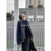 THREENINE 入秋牛仔原色轻薄外套男女宽松百搭单品夹克街头复古潮