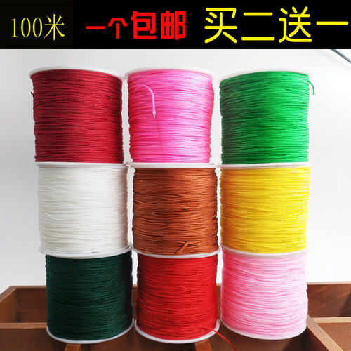 加密72号玉线抖音编织红绳diy