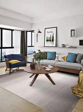 设计师推荐北欧轻奢简约现代ins美式客厅沙发茶几卧室渐变可机