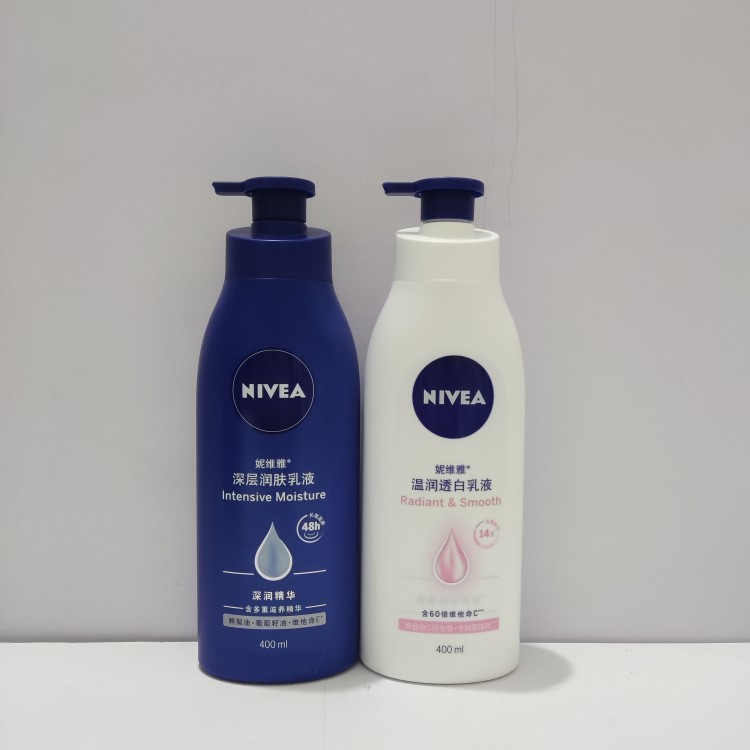 妮维雅身体乳400ml美白润肤保湿补水乳香体清爽晒后修复提亮肤色