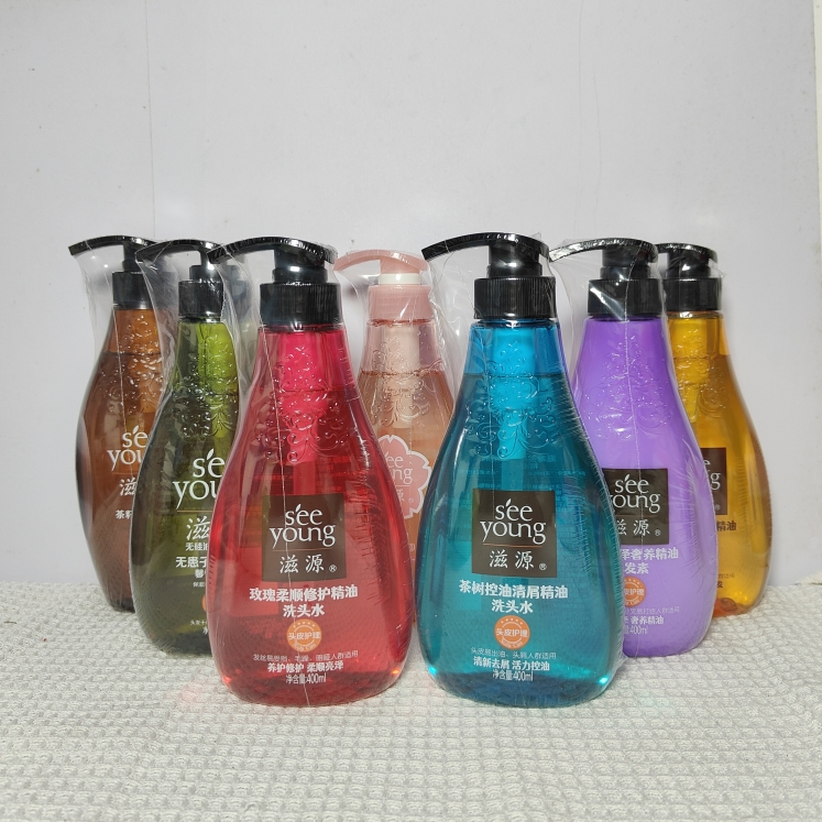 滋源洗发水茶树无患子控油清屑樱花修复香氛玫瑰柔顺修护无硅油精