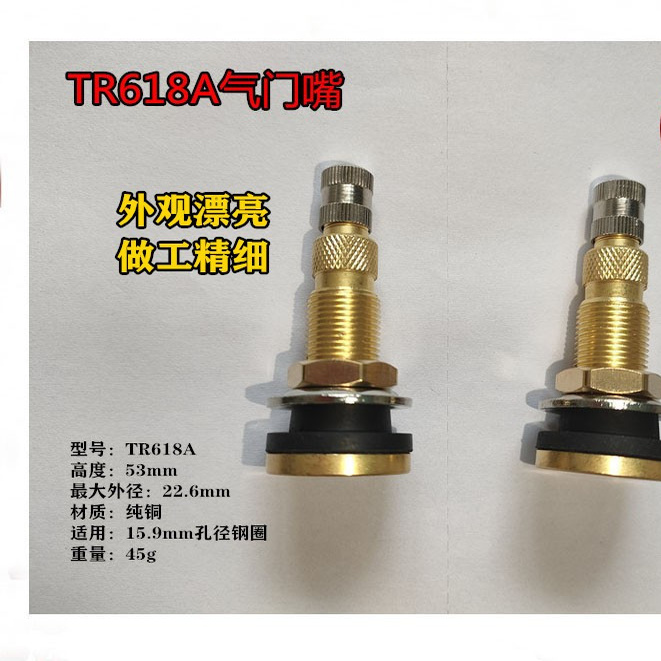 12-16.5挖掘机轮胎气门嘴TR618A