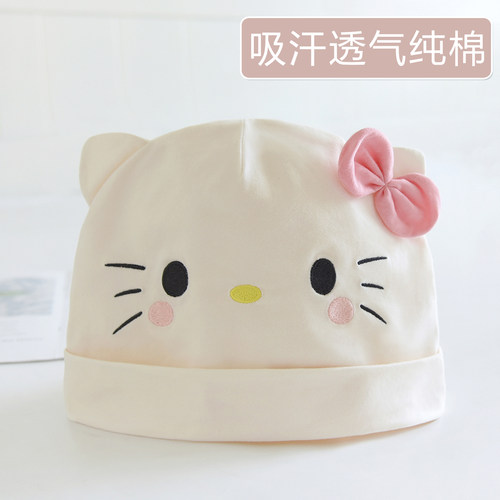 夏季纯棉薄款防风保暖月子帽