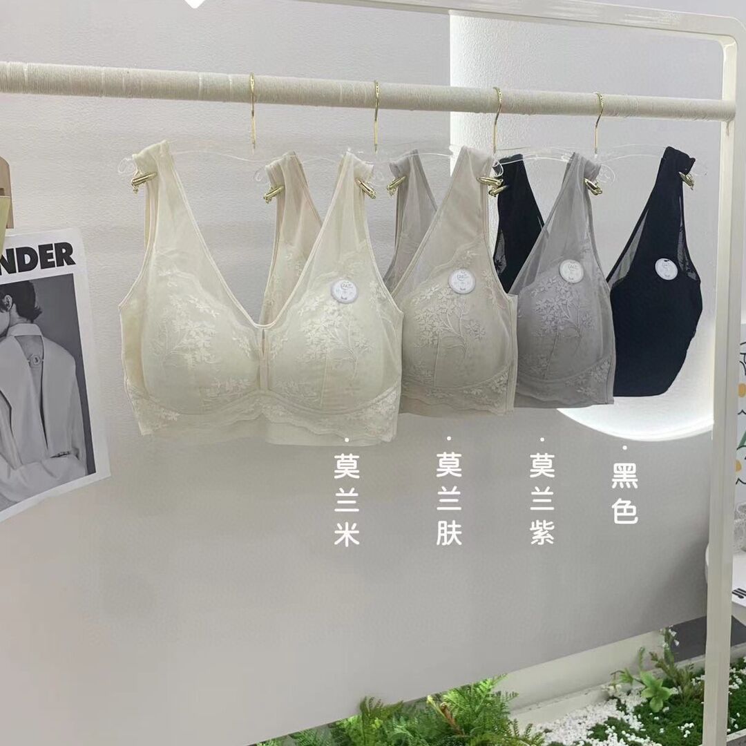 美月馨10805美背内衣加大加肥全罩杯女舒适大胸显小薄款大码文胸