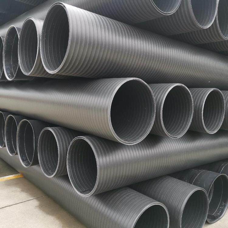 Hdpe中空壁缠绕管井筒管结构壁A型管聚乙烯内肋波纹管排污克拉管
