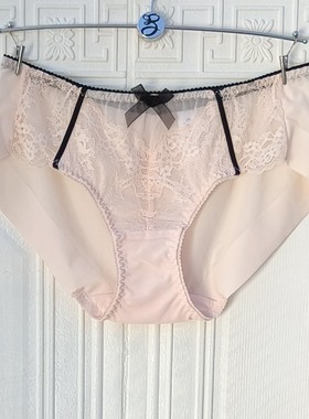 美爆了韩国EBLIN专柜正品性感轻纱蕾丝无痕平角提臀女士内裤