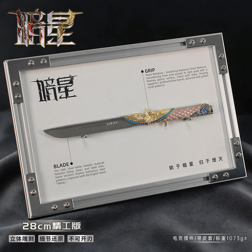 三角洲行动暗星模型高档相框