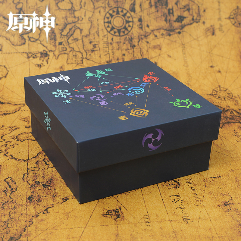 原神周边元素礼盒高档ins包装盒