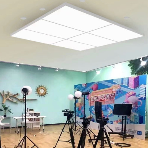 直播间专用顶灯led无影灯摄影超亮珠宝服装美颜理发店补光吸顶灯