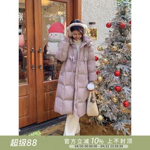 【2.6 6折福利款】轻薄无压感高充绒连帽云朵大被子羽绒服外套88X