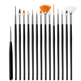 15支手办模型上色笔套装水性补漆手涂漆笔