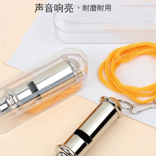 高音口哨裁判警哨军事户外救生篮球训练体育带绳哨子