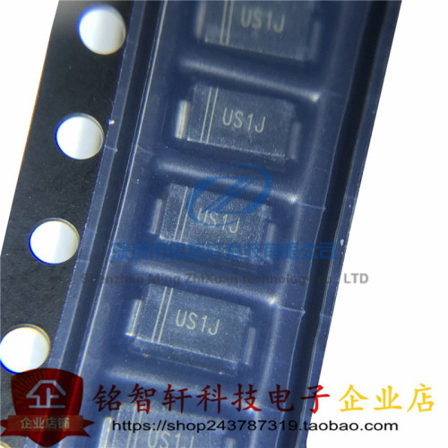 全新 贴片快恢复二极管 UF4005 US1J ES1J SMA 1A 600V DO-214AC