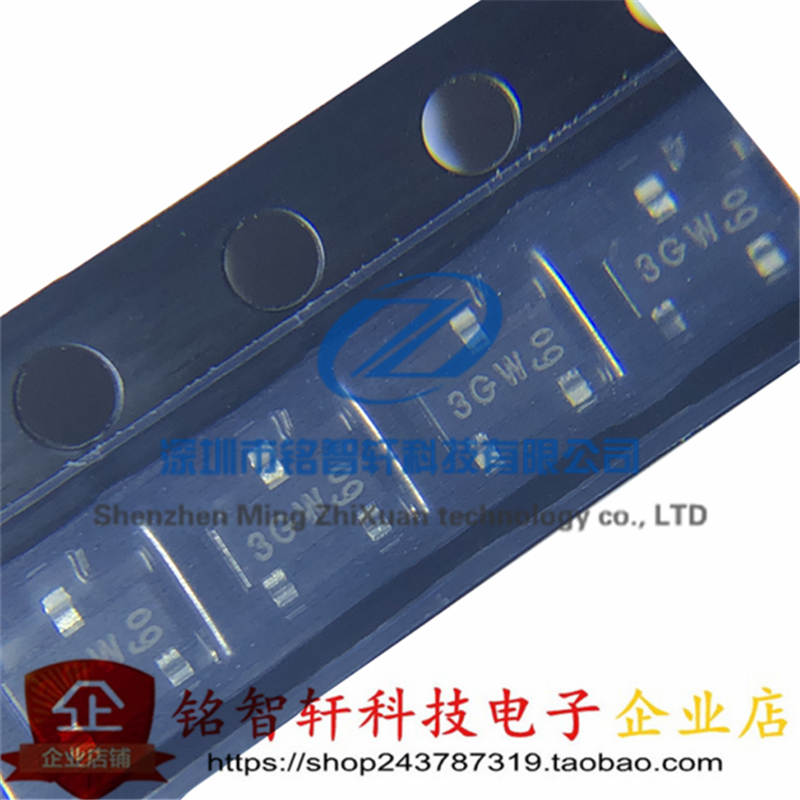 BC857C三极管贴片丝印3GW