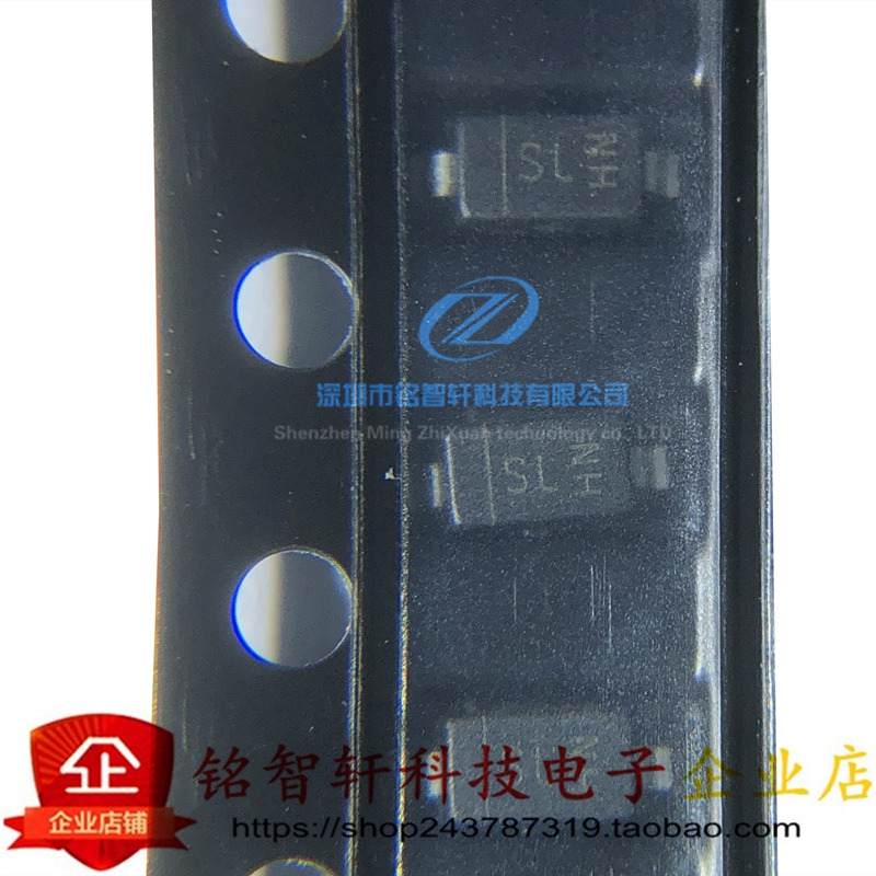原装进口 1N5819HW-7-F 丝印 SL SOD123贴片 40V1A 肖特基二极管