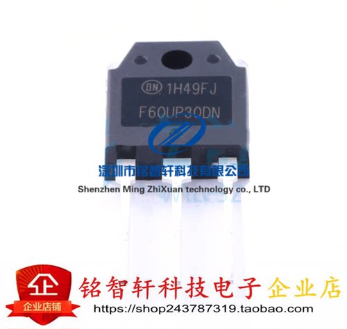 进口原装 FFA60UP30DNTU F60UP30DN 300V 30A 55ns 超快速二极管