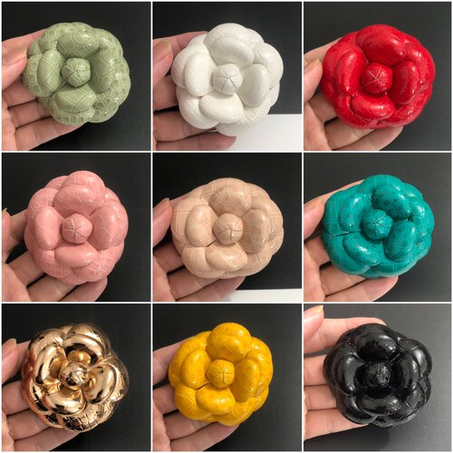 直径6.6cm小香皮革鳄鱼纹