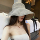 日本uv渔夫帽女夏季 遮阳帽2025新款 太阳帽防紫外线大帽檐防晒帽子