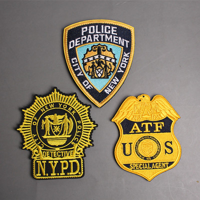 美国nypd魔术贴章atf创意个性