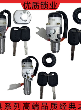 电动车天虹云电门锁套锁龙威套锁电门锁全车锁钥匙点火开关锁