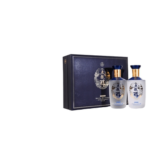 【国企保真】宜宾五粮醇银装双瓶礼盒装52度500mL*2亲友送礼佳品