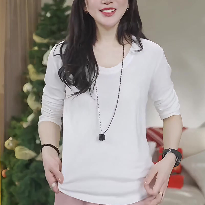 韩系打底衫女秋冬内搭纯色正肩显瘦长袖t恤上衣,女装/女士精品,大码内搭,淘宝优惠券,粉丝福利购,淘宝优惠卷