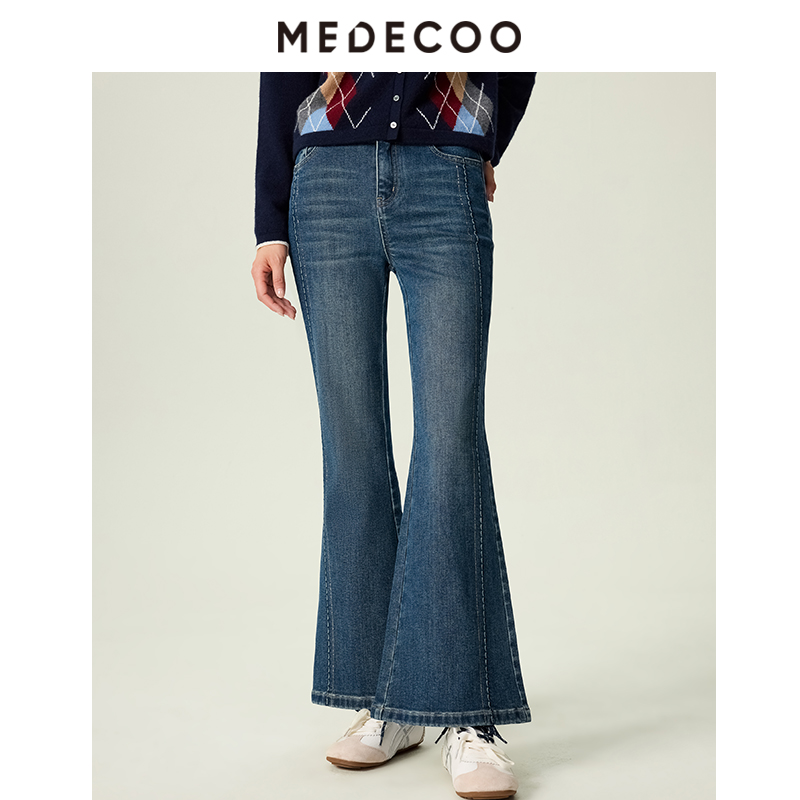 MEDECOO/墨蒂珂2025新款女休闲裤