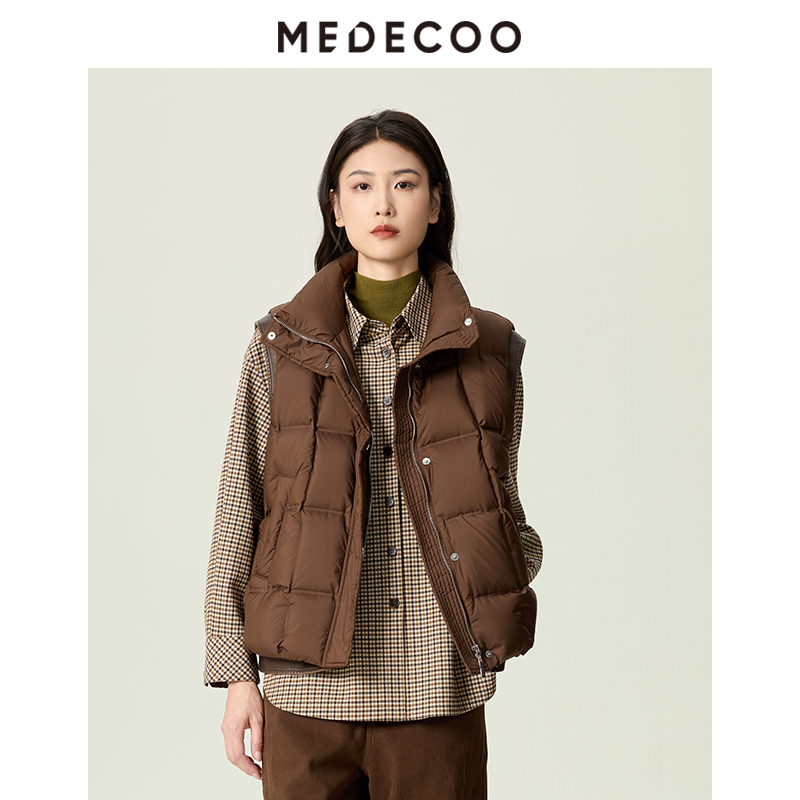 MEDECOO/墨蒂珂2025秋冬新款羽绒