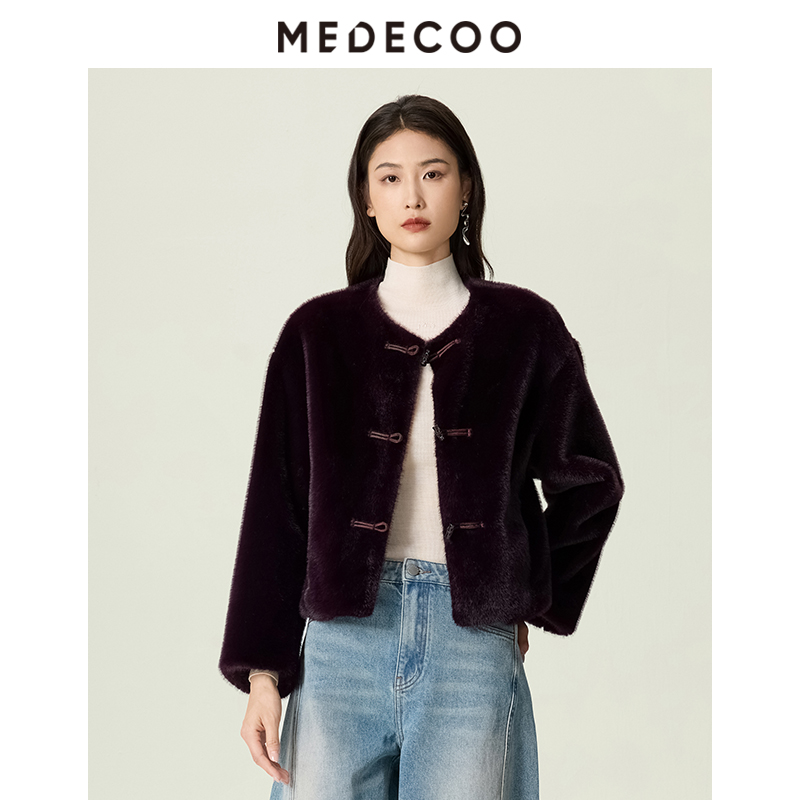 环保皮草外套MJD31115