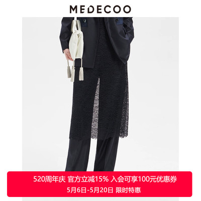 墨蒂珂春新女通勤直筒西装裤