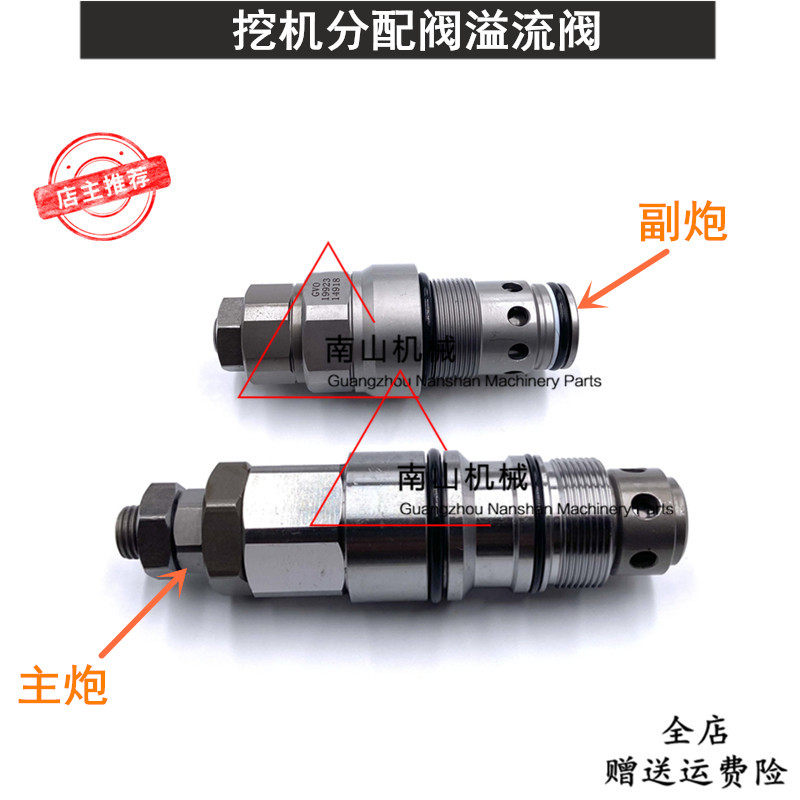 柳工CLG950山东临工455分配阀主炮副炮分配器主副溢流阀付炮挖机