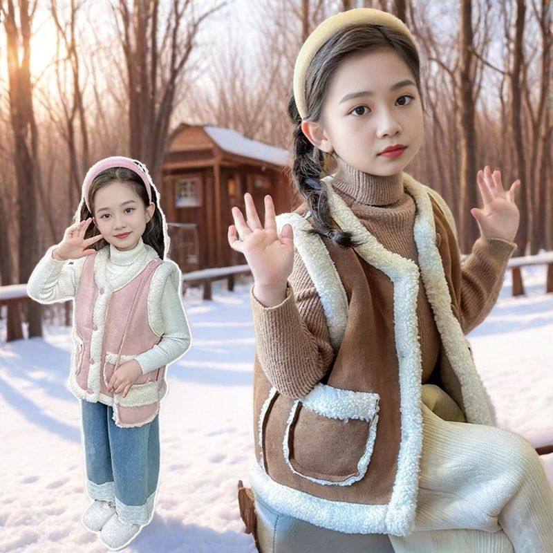 女童马甲秋冬季加绒加厚保暖背心外穿坎肩洋气女宝宝马夹外套冬装,童装/婴儿装/亲子装,马甲,淘宝优惠券,粉丝福利购,淘宝优惠卷