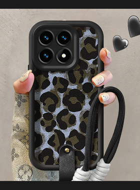 适用iqoo15手机壳爱酷15蓝色豹纹honor全包防摔新款保护套高级感专用镜头轻奢风奢华摄像头创意女专用新品