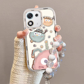 适用怪兽手链荣耀X70i手机壳x60pro少女心x50i x30防摔x20se保护套x10镜面honor泡芙专用男新品 爆款 x40GT新款