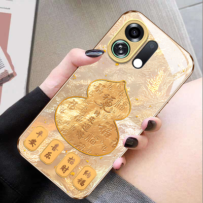 适用OPPOK系列招财葫芦手机壳