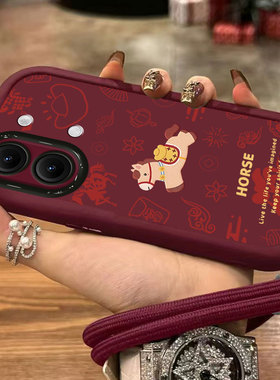 适用红米turbo5max元宝小马手机壳redmi高颜值4pro全包3防摔保护套镜头男生女软壳硅胶2026新款超薄马年高级