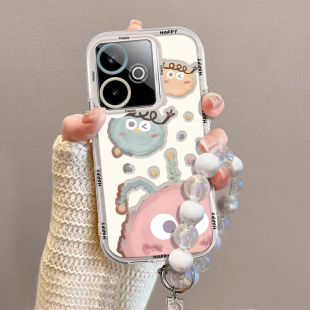 适用怪兽手链realmeGT7PRO竞速版手机壳真我neo7x爆款neo5se全包6专用3少女2男GTneo闪速版防摔保护套新款外