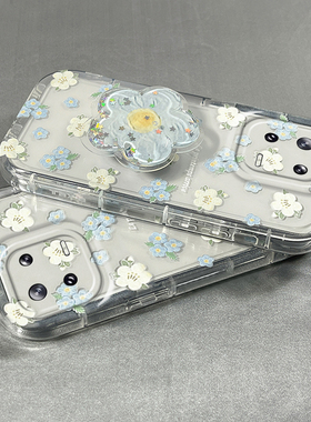 适用小米13pro手机壳12pro天玑版花朵12x新款12s女11青春版透明11i小清新10s简约civi3/2/1s高级感procom3pro