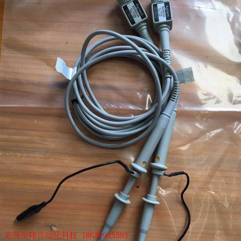 安捷伦N2862A示波器探头一对,成色如图功能正常,一对两条