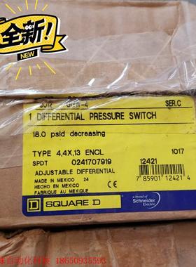 美国 SQUARE  D  9012 GGW-4 压力开关