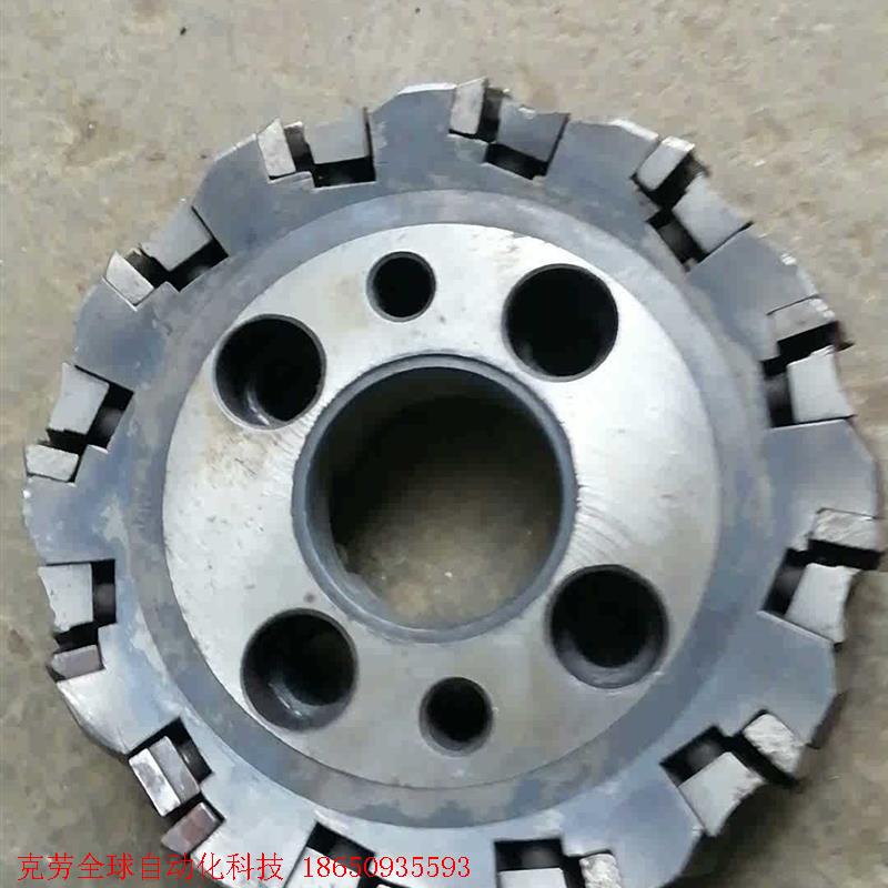 铣刀盘,直径200毫米,成色如图,沒合金米子,压块全齐,包邮