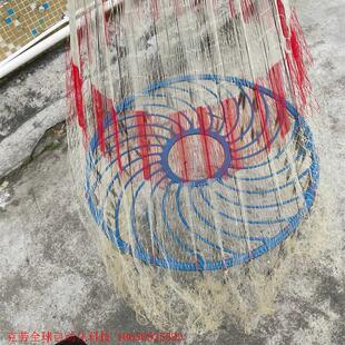 大力马撒网,好撒好用,3米2指,纯手工定做回来的,铅锤,铜油