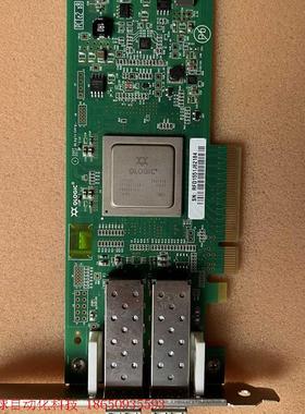 原装QLOGIC 8G双口光纤HBA卡 带原装模块 便宜出