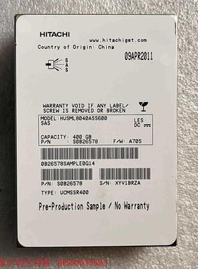 HITACHI日立 HUSML8040AS600 SSD 2