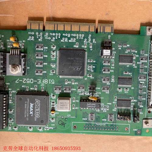 德律 518FE I/O卡518FE-052-7 有磕碰,断
