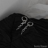 bolo欧美小众设计感冷淡风个性 简约耳环ins潮街头高级感气质耳饰
