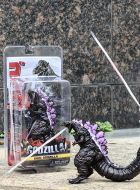 优质版NECA 新核子2016哥斯拉 Godzilla恐龙怪兽关节可动手办模型