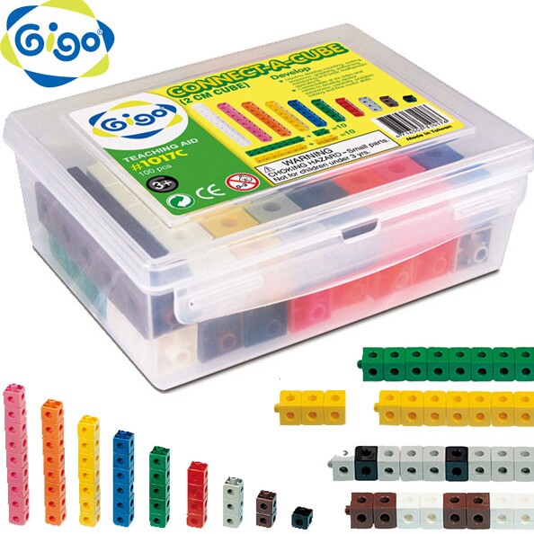 台湾智高gigo进口积木玩具1017+1163加法乘法数学运算3-9岁儿童