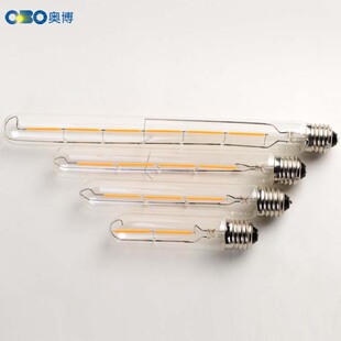复古LED节能灯丝爱迪生灯泡T10125T185T225T300柔和黄光E27装饰